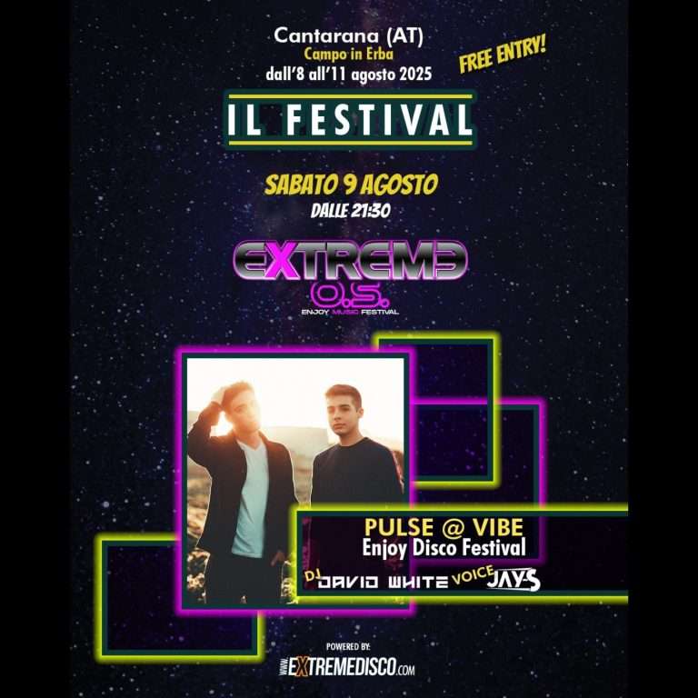Jay-S David White Cantarana dj set 2025 extremedisco