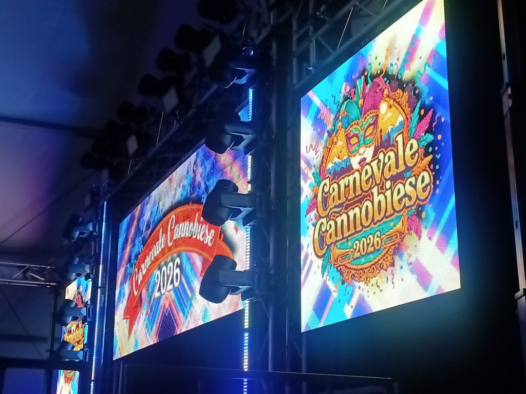 Carnevale di Cannobio 2026 Stage Palco Service eXtremedisco
